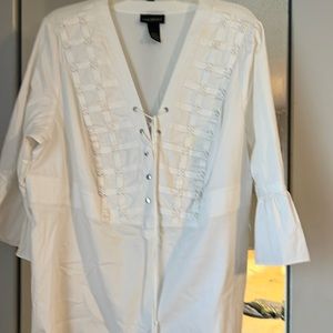 Lane Bryant size 18/20 white shirt